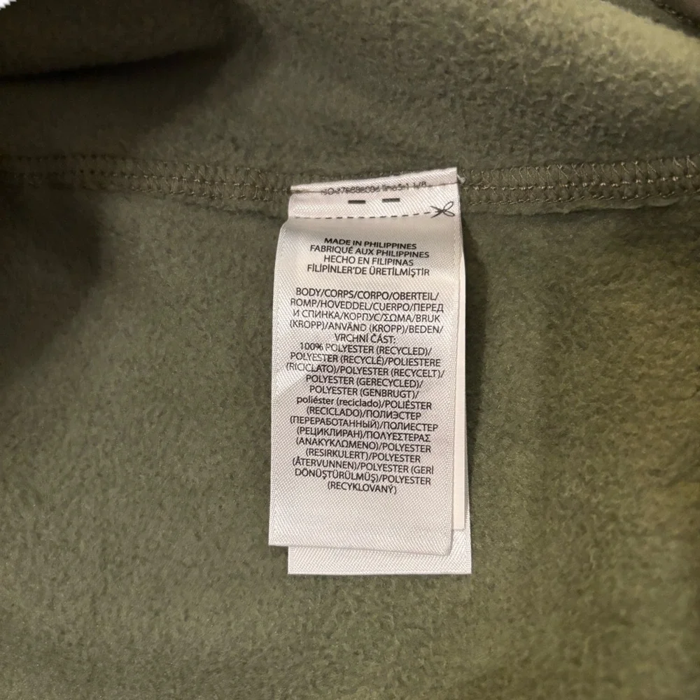Polo Ralph Lauren Men XL Olive Hybrid High Pile Fleece Quarter Zip Pullover